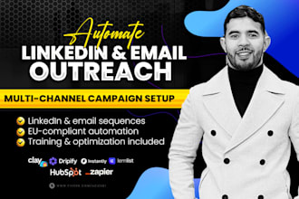 create workflows with linkedin and emails automation systems
