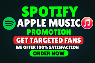 do organic USA UK apple music promotion, spotify promotion for afrobeat artists