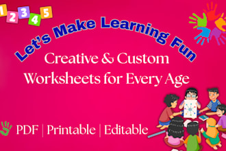 design kids activity books, worksheets, and KDP workbooks