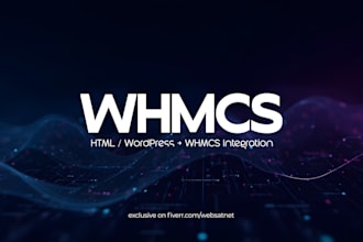 match your whmcs with your website design