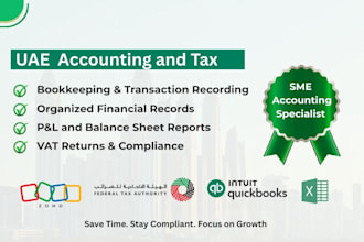 handle uae bookkeeping and tax return