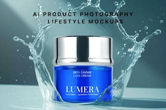 create ai product photography and lifestyle mockups