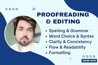 proofread and edit your thesis or dissertation