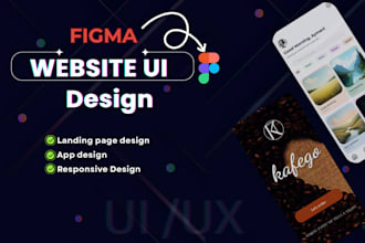 do figma website design, figma landing page, website design figma