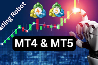 create mt4 mt5 trading robot for your custom strategy