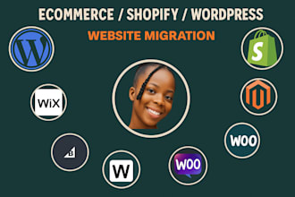 ecommerce shopify wordpress website migration transfer migrate wix to wordpress