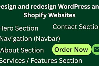 design and redesign wordpress websites