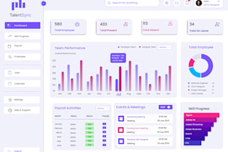 design professional, modern saas dashboard
