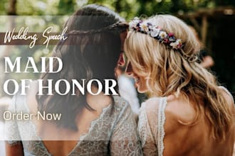 write a funny, emotional, and memorable maid of honor toast