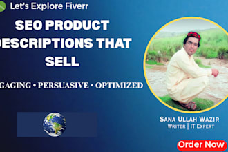 write seo product descriptions and e commerce copy that sell