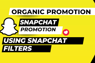 promote your snapchat account using snapchat filters
