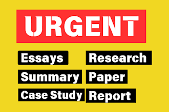 do case study analysis, report, assignment, apa paper, research summary writing