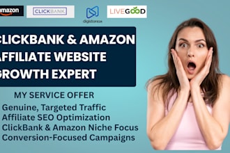 be your amazon and clickbank affiliate marketing expert