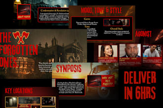 do pro film pitch deck design, TV show, movie pitch deck, TV series, investors