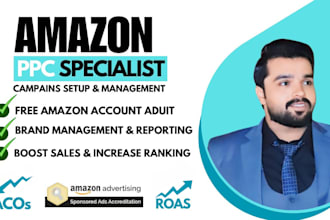 setup and manage your amazon PPC campaigns advertising ads