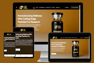 do peptide website supplement shopify store nutraceutical peptide nootropic site