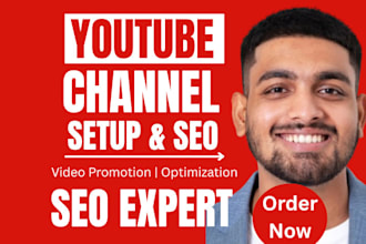 setup dealer youtube channel video promotion SEO optimization expert