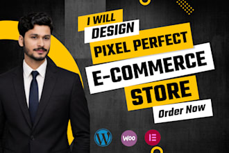 build pixel perfect wordpress ecommerce website