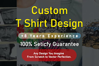 design professional tshirt graphics for printing