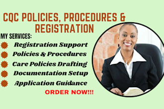 professionally assist with cqc registration and compliance support