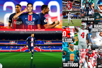 design professional sports flyers for football, basketball, boxing, gym, fitness