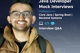 conduct mock interviews for java developer roles