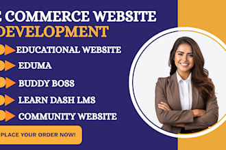 create elearning website, eduma, buddyboss, learn dash lms, educational website