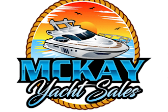 design attractive boats logo with satisfaction guaranteed