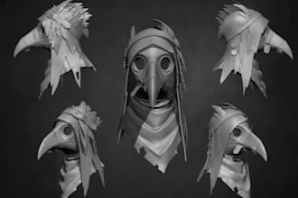 create the 3d character or prop modeler for games or print