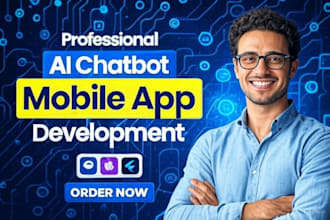 develop chatgpt ai mobile app, website, saas platform, chatbot, or ai software