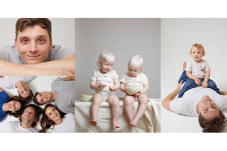 create portrait photographs, family photos