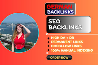 provide link building for high da german sites with SEO backlinks