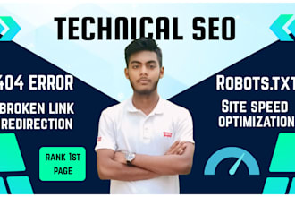 fix technical SEO issues and optimize your website for higher google rankings