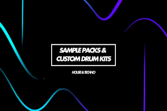 create custom drum kits and sample packs for house and techno producers