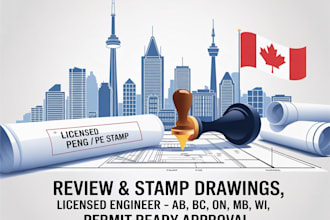review and stamp your canadian drawing ab, bc, on, mn, wi