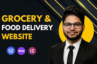 design a restaurant, grocery, or food delivery website