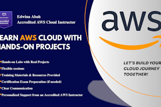 teach you cloud computing and AWS with hands on projects