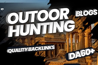 do high da guest post on high da outdoor and camping blogs hunting blogs