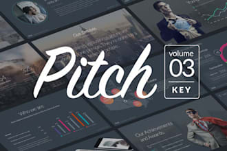 create professional pitch decks in keynote for startups and entrepreneur