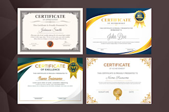 certificate design, gift certificate, certificate of award