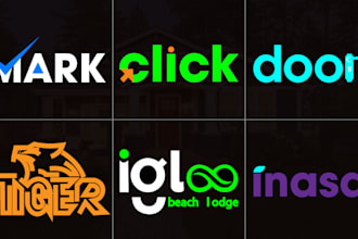 design sleek wordmark, lettermark and  combination logo for brands