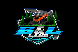 create attractive and imagination skid steer logo design