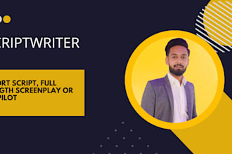 write your TV pilot, short script, or full length screenplay