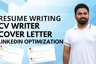 write and update your resume, CV, cover letter and optimize linkedin profile