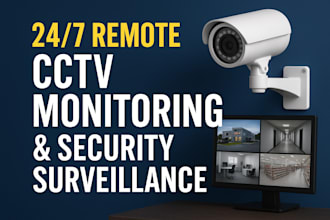 be monitoring cctv remotely