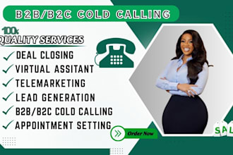 do b2b b2c cold calling appointment setting telemarketing virtual assistant