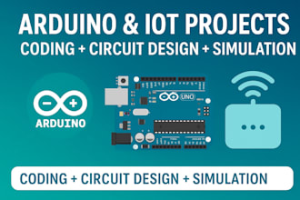 design and program arduino, iot, and robotics projects