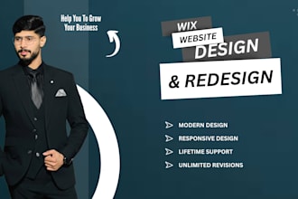 design or redesign wix website