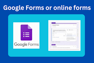 professionally create google forms or other online forms