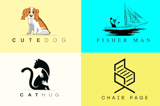 do  modern minimalist business logo design, branding kit, brand identity
